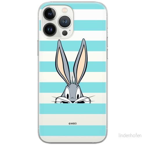 ERT GROUP mobiltelefonfodral för Samsung A71 originalt och officiellt licensierat Looney Tunes mönster Bugs 011 Vit optimalt anpassad till formen på mobiltelefonen, gedeeltelijk transparant 5903537535241