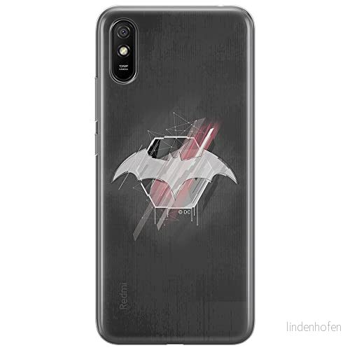 ERT GROUP mobiltelefonfodral för Xiaomi REDMI 9A originalt och officiellt licensierat DC mönster Batman 002 optimalt anpassad till formen på mobiltelefonen, fodral tillverkad av TPU plast 5903040310267