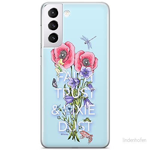 ERT GROUP mobiltelefonfodral för Samsung S21 PLUS originalt och officiellt licensierat Disney mönster Tinker Bell 003 optimalt anpassad till formen på mobiltelefonen, fodral tillverkad av TPU plast 5904805669026