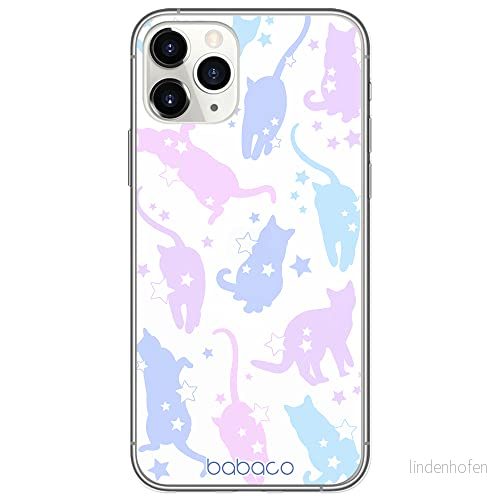 ERT GROUP mobiltelefonfodral för Iphone 11 PRO MAX originalt och officiellt licensierat Babaco mönster Cats 016 optimalt anpassad till formen på mobiltelefonen, fodral tillverkad av TPU plast 5905131098481