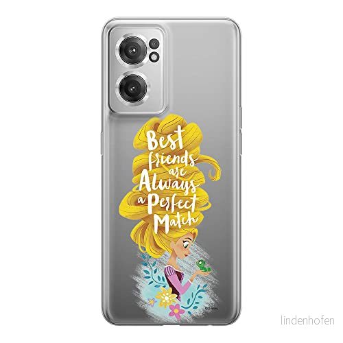 ERT GROUP mobiltelefonfodral för Oneplus NORD CE 2 originalt och officiellt licensierat Disney mönster Rapunzel & Pascal 002 optimalt anpassad till formen på mobiltelefonen, gedeeltelijk transparant 5905511299316
