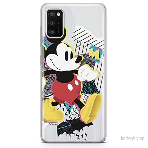 ERT GROUP mobiltelefonfodral för Samsung A41 originalt och officiellt licensierat Disney mönster Mickey 032 optimalt anpassad till formen på mobiltelefonen, gedeeltelijk transparant 5903537510217