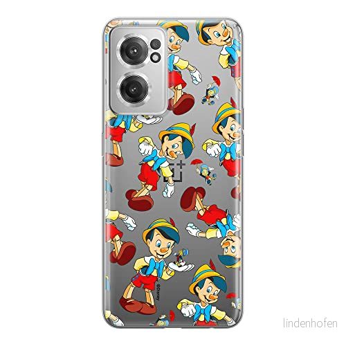 ERT GROUP mobiltelefonfodral för Oneplus NORD CE 2 originalt och officiellt licensierat Disney mönster Pinocchio 002 optimalt anpassad till formen på mobiltelefonen, gedeeltelijk transparant 5905511292171