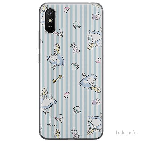 ERT GROUP mobiltelefonfodral för Xiaomi REDMI 9A originalt och officiellt licensierat Disney mönster Alice 001 optimalt anpassad till formen på mobiltelefonen, fodral tillverkad av TPU plast 5903040267516