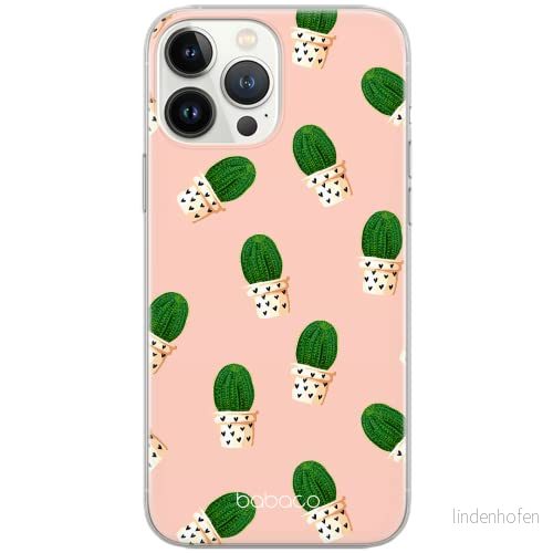 ERT GROUP mobiltelefonfodral för Apple Iphone 6 PLUS originalt och officiellt licensierat Babaco mönster Plants 001 Vit optimalt anpassad till formen på mobiltelefonen, fodral tillverkad av TPU plast 5903537754802