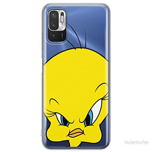ERT GROUP mobiel telefoonhoesje voor Xiaomi REDMI NOTE 10 5G / POCO M3 PRO origineel en officieel erkend Looney Tunes patroon Tweety 002, gedeeltelijk bedrukt 5904805611353