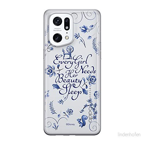 ERT GROUP mobiltelefonfodral för Oppo FIND X5 PRO originalt och officiellt licensierat Disney mönster Aurora 002 optimalt anpassad till formen på mobiltelefonen, gedeeltelijk transparant 5905511401542