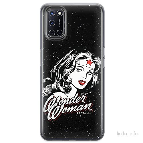 ERT GROUP mobiltelefonfodral för Oppo A92/ A72/ A52 originalt och officiellt licensierat DC mönster Wonder Woman 023 optimalt anpassad till formen på mobiltelefonen, fodral tillverkad av TPU plast 5903932929652