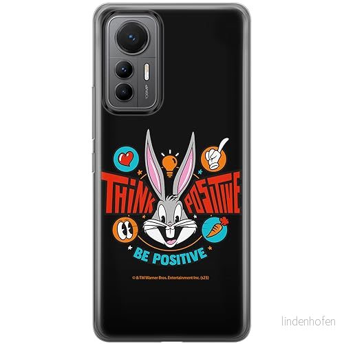 ERT GROUP mobiltelefonfodral för Xiaomi 12 LITE originalt och officiellt licensierat Looney Tunes mönster Bugs 020 optimalt anpassad till formen på mobiltelefonen, fodral tillverkad av TPU plast 5905795084998