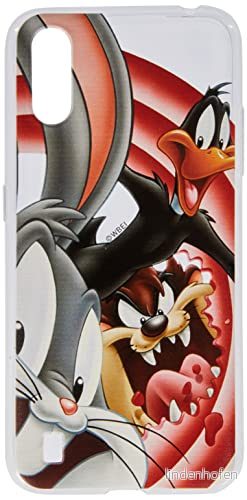 ERT GROUP mobiltelefonfodral för Samsung A01 originalt och officiellt licensierat Looney Tunes mönster 006 Vit optimalt anpassad till formen på mobiltelefonen, gedeeltelijk transparant 5904805433580