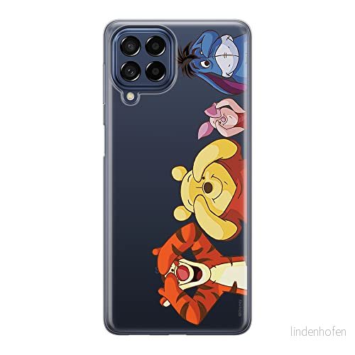 ERT GROUP mobiltelefonfodral för Samsung M53 5G originalt och officiellt licensierat Disney mönster Winnie the Pooh & Friends 036 anpassad till formen på mobiltelefonen, gedeeltelijk transparant 5905511384807