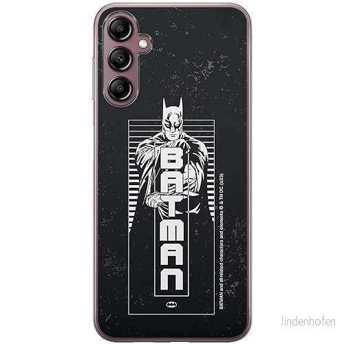 ERT GROUP mobiltelefonfodral för Samsung A14 4G/5G originalt och officiellt licensierat DC mönster Batman 041 optimalt anpassad till formen på mobiltelefonen, fodral tillverkad av TPU plast 5905795059460