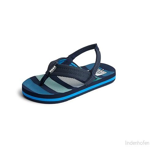 Reef Boy Little Ahi Sandal, 6 7 barn UK, Djupa havsränder, 34 EU 195333903026
