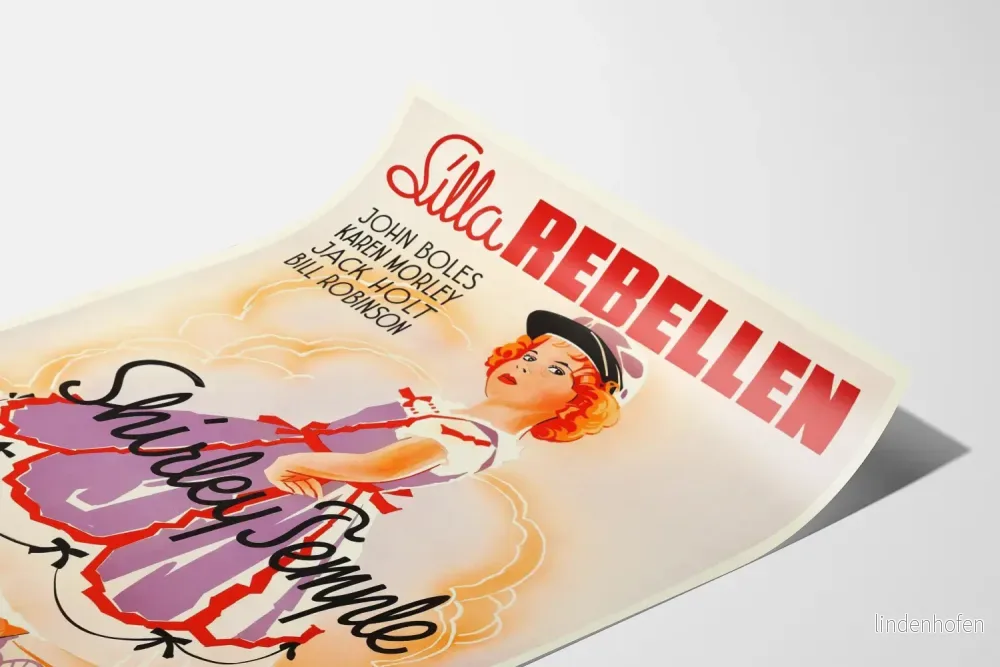 Vintagefilmposter The Littlest Rebel Shirley Temple - Bild 3