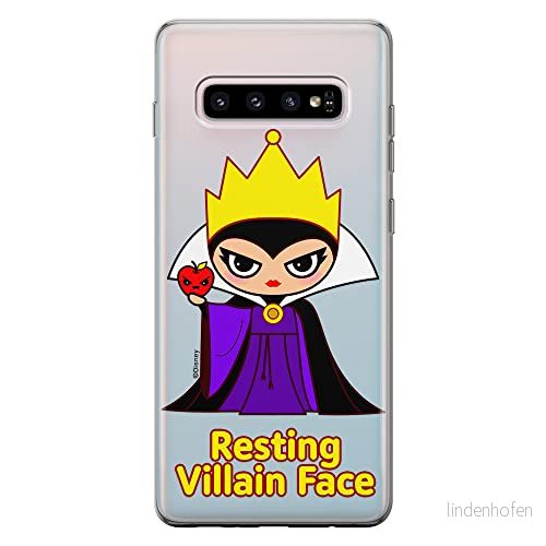 ERT GROUP mobiltelefonfodral för Samsung S10 PLUS originalt och officiellt licensierat Disney mönster The Evil Queen 002 optimalt anpassad till formen på mobiltelefonen, gedeeltelijk transparant 5905131497352