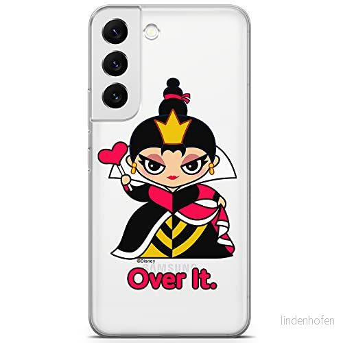 ERT GROUP mobiltelefonfodral för Samsung S22 PLUS originalt och officiellt licensierat Disney mönster Queen of Hearts 001 optimalt anpassad till formen på mobiltelefonen, gedeeltelijk transparant 5905131425492
