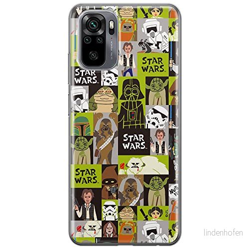 ERT GROUP mobiltelefonfodral för Xiaomi REDMI NOTE 10/ 10S originalt och officiellt licensierat Star Wars mönster 033 optimalt anpassad till formen på mobiltelefonen, fodral tillverkad av TPU plast 5903537189994