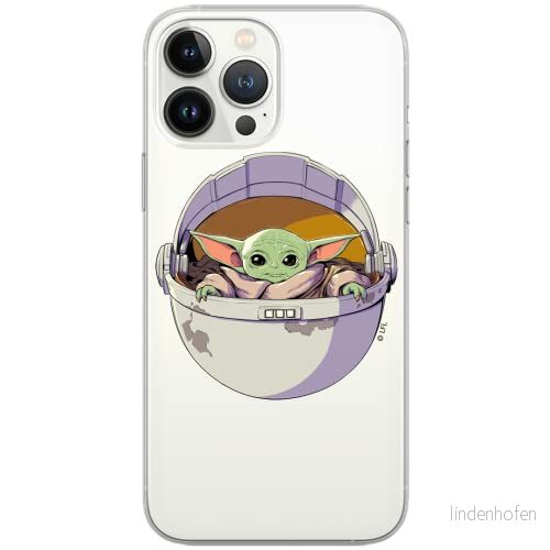 ERT GROUP mobiltelefonfodral för Huawei P30 originalt och officiellt licensierat Star Wars mönster Baby Yoda 026 Vit optimalt anpassad till formen på mobiltelefonen, gedeeltelijk transparant 5904805083471