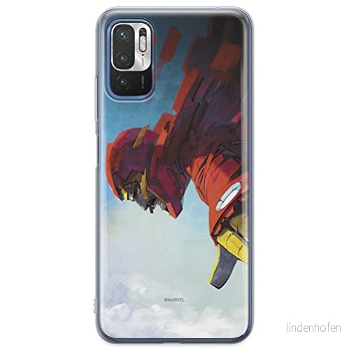 ERT GROUP mobiel telefoonhoesje voor Xiaomi REDMI NOTE 10 5G / POCO M3 PRO origineel en officieel erkend Marvel patroon Iron Man 015, hoesje is gemaakt van TPU 5904805615597