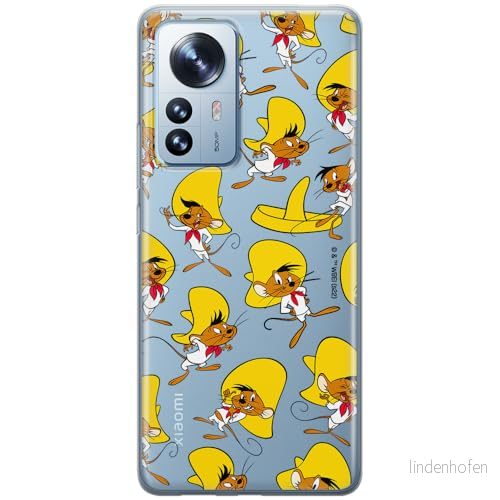 ERT GROUP mobiltelefonfodral för Xiaomi 12 PRO originalt och officiellt licensierat Looney Tunes mönster Speedy Gonzales 001 optimalt anpassad till formen på mobiltelefonen, gedeeltelijk transparant 5905511647728