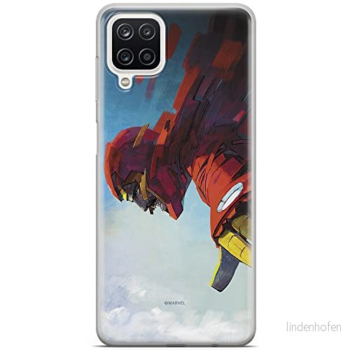 ERT GROUP mobiltelefonfodral för Samsung A12 / M12 originalt och officiellt licensierat Marvel mönster Iron Man 015 optimalt anpassad till formen på mobiltelefonen, fodral tillverkad av TPU plast 5903040102015