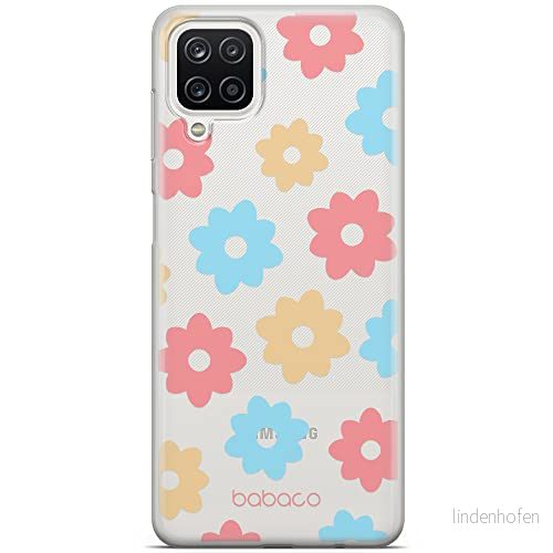 ERT GROUP mobiltelefonfodral för Samsung A12 / M12 originalt och officiellt licensierat Babaco mönster Flowers 011 optimalt anpassad till formen på mobiltelefonen, gedeeltelijk transparant 5903932590555