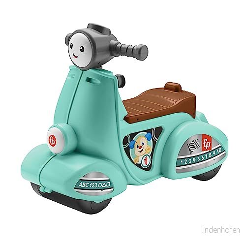 Fisher Price Smart Stages, Musikalisk åkskoter med 3 inlärningsnivåer för kognitiva färdigheter, inklusive 50 sånger och talesätt, 6 språk, från 12 månader till år (maxvikt 25 kg), HMV76 194735133000