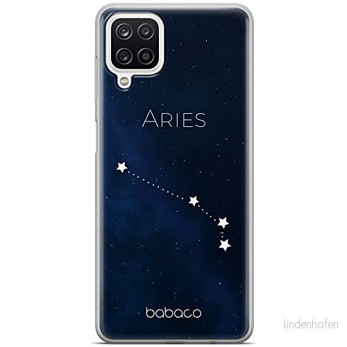 ERT GROUP mobiltelefonfodral för Samsung A12 / M12 originalt och officiellt licensierat Babaco mönster Zodiac Constellation 001 anpassad till formen på mobiltelefonen, fodral tillverkad av TPU plast 5903932188196