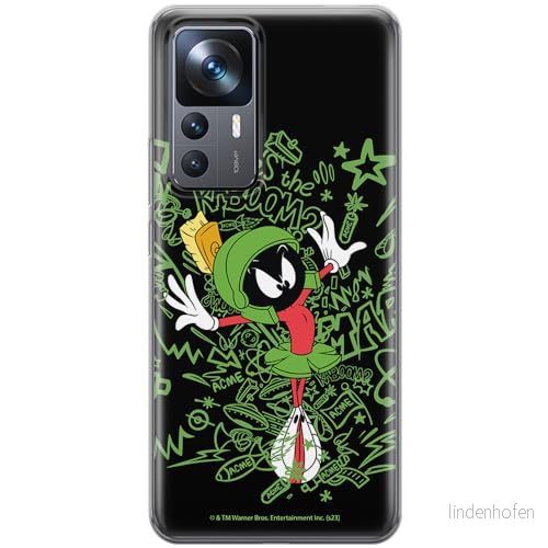 ERT GROUP mobiltelefonfodral för Xiaomi 12T/ 12T pro/ K50 Ultra originalt och officiellt licensierat Looney Tunes mönster Marvin 007, fodral tillverkad av TPU plast 5905795130947