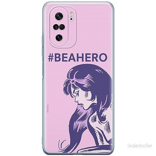 ERT GROUP mobiltelefonfodral för Xiaomi MI 11i/ REDMI K40/K40 PRO/POCO F3/ F3 PRO originalt och officiellt licensierat Marvel mönster Black Widow 004, fodral tillverkad av TPU plast 5905511879303