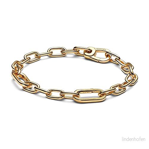 PANDORA ME Kettenarmband 17,5cm aus 14 Karat vergoldeter Metalllegierung, Ausschließlich Kompatibel ME, 569662C00 3 5700303007854