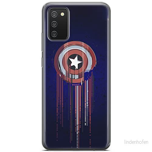 ERT GROUP mobiltelefonfodral för Samsung A02S originalt och officiellt licensierat Marvel mönster Captain America 017 optimalt anpassad till formen på mobiltelefonen, fodral tillverkad av TPU plast 5903040226933