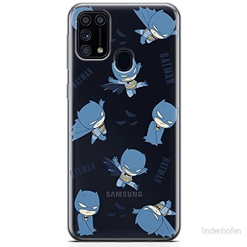 ERT GROUP mobiltelefonfodral för Samsung M31 originalt och officiellt licensierat DC mönster Batman 076 optimalt anpassad till formen på mobiltelefonen, gedeeltelijk transparant 5905131506665