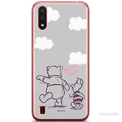 ERT GROUP mobiltelefonfodral för Samsung A01 originalt och officiellt licensierat Disney mönster Winnie the Pooh and friends 006 anpassad till formen på mobiltelefonen, fodral tillverkad av TPU plast 5904805421037