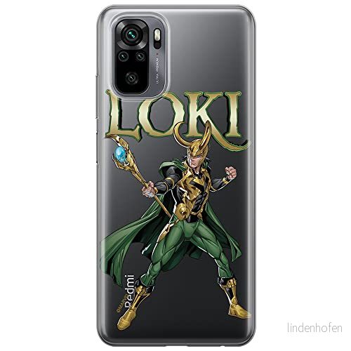 ERT GROUP mobiltelefonfodral för Xiaomi REDMI NOTE 10/ 10S originalt och officiellt licensierat Marvel mönster Loki 002 optimalt anpassad till formen på mobiltelefonen, gedeeltelijk transparant 5904805221934