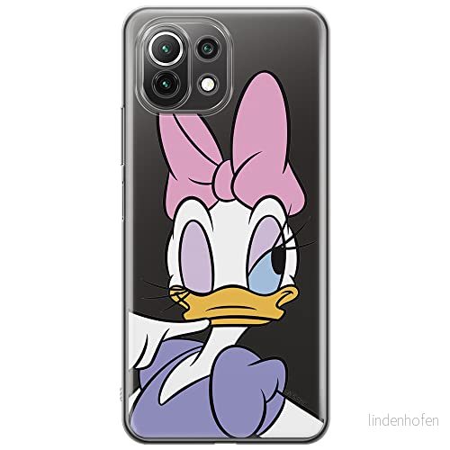 ERT GROUP mobiltelefonfodral för Xiaomi 11 LITE 4G/5G originalt och officiellt licensierat Disney mönster Daisy 003, gedeeltelijk transparant 5903932697346