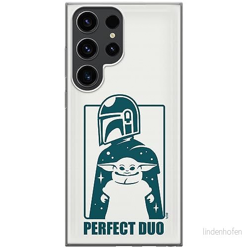 ERT GROUP mobiltelefonfodral för Samsung S23 ULTRA originalt och officiellt licensierat Star Wars mönster Baby Yoda 034 optimalt anpassad till formen på mobiltelefonen, fodral tillverkad av TPU plast 5905511760564