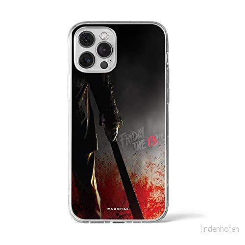 ERT GROUP mobiltelefonfodral för Iphone 12 PRO MAX originalt och officiellt licensierat Horror mönster Friday the 13th 012 anpassad till formen på mobiltelefonen, fodral tillverkad av TPU plast 5905511107239
