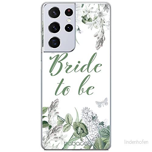 ERT GROUP mobiltelefonfodral för Samsung S21 ULTRA originalt och officiellt licensierat Babaco mönster Bride to be 005 anpassad till formen på mobiltelefonen, fodral tillverkad av TPU plast 5904805787515