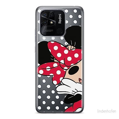 ERT GROUP mobiltelefonfodral för Xiaomi REDMI 10C originalt och officiellt licensierat Disney mönster Minnie 003 optimalt anpassad till formen på mobiltelefonen, gedeeltelijk transparant 5905511540623