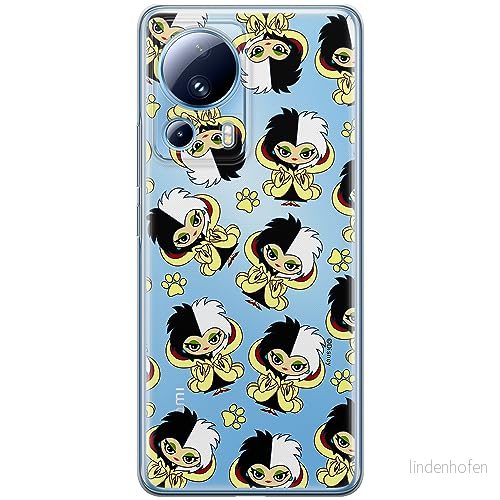 ERT GROUP mobiltelefonfodral för Xiaomi 13 LITE/CIVI 2 originalt och officiellt licensierat Disney mönster Cruella 007 optimalt anpassad till formen på mobiltelefonen, gedeeltelijk transparant 5905511927806