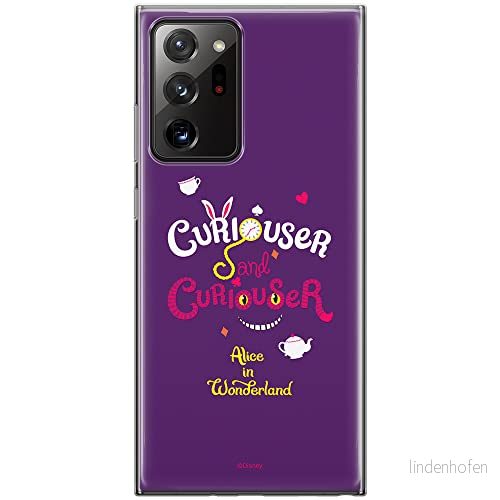 ERT GROUP mobiltelefonfodral för Samsung GALAXY NOTE 20 ULTRA originalt och officiellt licensierat Disney mönster Alice 009 anpassad till formen på mobiltelefonen, fodral tillverkad av TPU plast 5903040359280