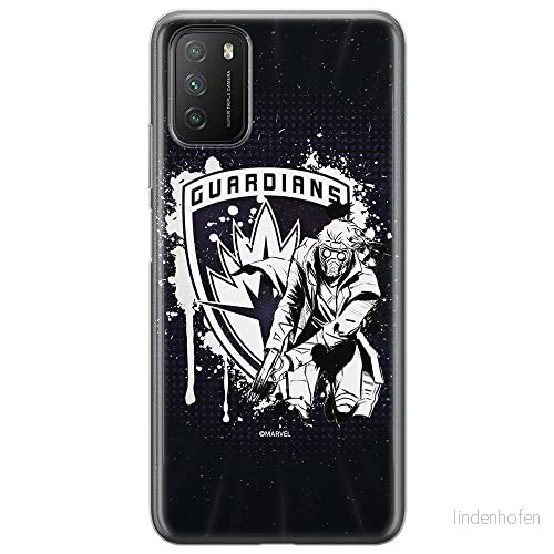 ERT GROUP mobiltelefonfodral för Xiaomi REDMI 9T originalt och officiellt licensierat Marvel mönster Star Lord 002 optimalt anpassad till formen på mobiltelefonen, fodral tillverkad av TPU plast 5904805597015