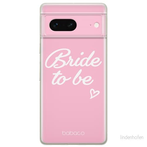 ERT GROUP mobiltelefonfodral för Google PIXEL 7 originalt och officiellt licensierat Babaco mönster Bride to be 001 optimalt anpassad till formen på mobiltelefonen, fodral tillverkad av TPU plast 5905795148515