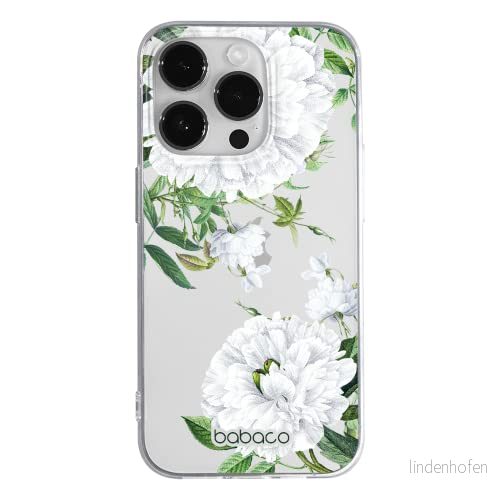 ERT GROUP mobiltelefonfodral för Apple Iphone 14 PRO originalt och officiellt licensierat Babaco mönster Flowers 047 optimalt anpassad till formen på mobiltelefonen, gedeeltelijk transparant 5905131921536