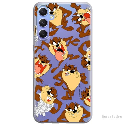 ERT GROUP mobiltelefonfodral för Samsung A54 5G originalt och officiellt licensierat Looney Tunes mönster Tasmanian 005 optimalt anpassad till formen på mobiltelefonen, gedeeltelijk transparant 5905511812331