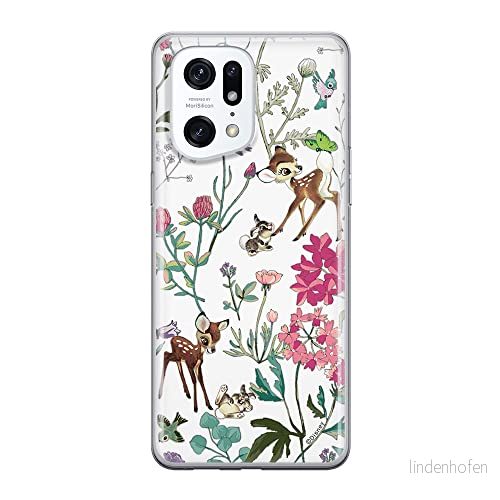 ERT GROUP mobiltelefonfodral för Oppo FIND X5 PRO originalt och officiellt licensierat Disney mönster Bambi & Friends 001 anpassad till formen på mobiltelefonen, fodral tillverkad av TPU plast 5905511403898