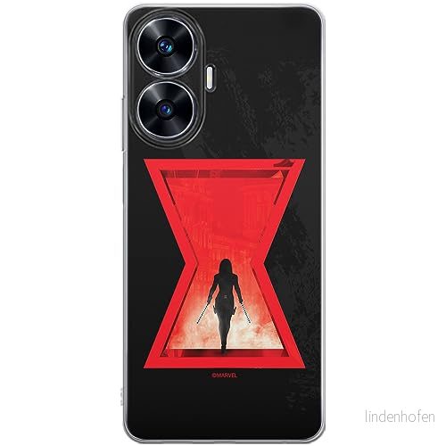 ERT GROUP mobiltelefonfodral för Realme C55 originalt och officiellt licensierat Marvel mönster Black Widow 009 optimalt anpassad till formen på mobiltelefonen, fodral tillverkad av TPU plast 5905511858759
