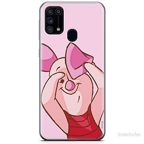 ERT GROUP mobiltelefonfodral för Samsung M31 originalt och officiellt licensierat Disney mönster Winnie the Pooh and friends 034 anpassad till formen på mobiltelefonen, fodral tillverkad av TPU plast 5903537208251
