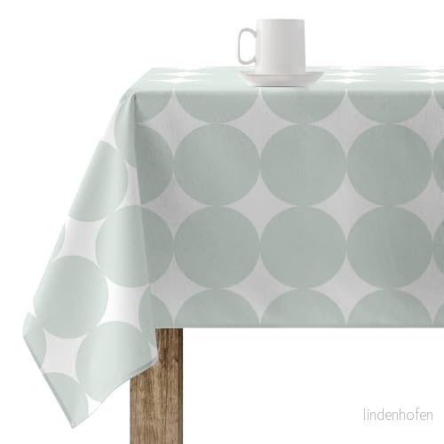 BELUM Mantel 250x140 cm fläckfri 100 % hartsad bomull Modell 0120 238, bordsduk NO vaxduk duk, bomullstuss, Vattentät, Flytande avstötande 8434563894592